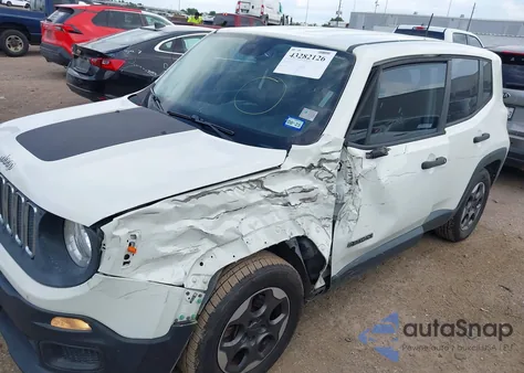 2015 Jeep Renegade Sport from USA, damaged, VIN ZACCJAAT1FPC02292
